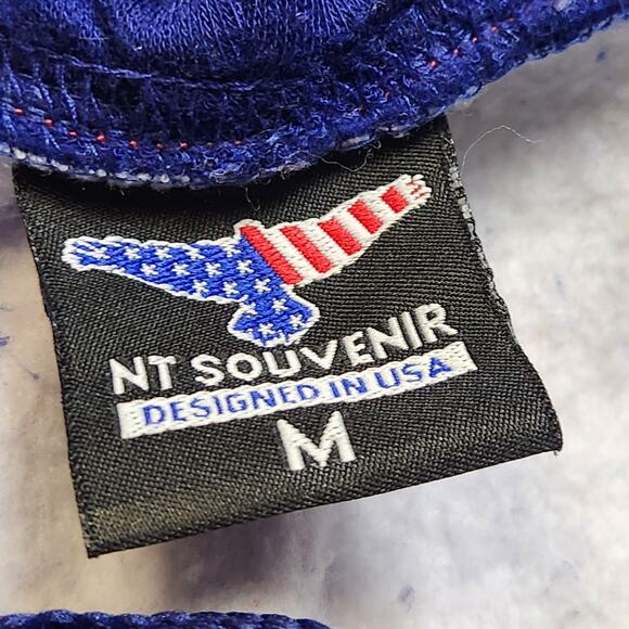 American Flag Hoodie Pullover Sz M NT Souvenir Washington USA Red White Blue - Picture 10 of 12